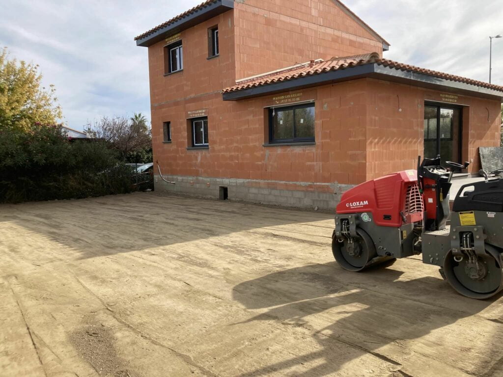 Compactage sur une villa à Saint Hippolyte