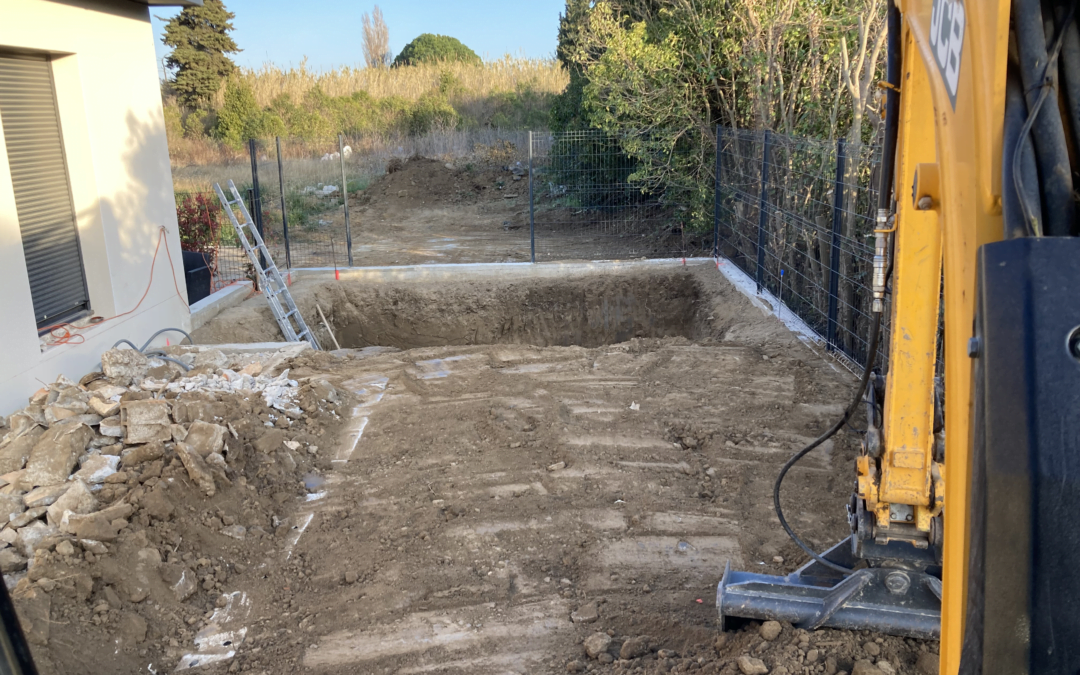 Terrassement de piscines à Perpignan – Le Petit Terrassier 66