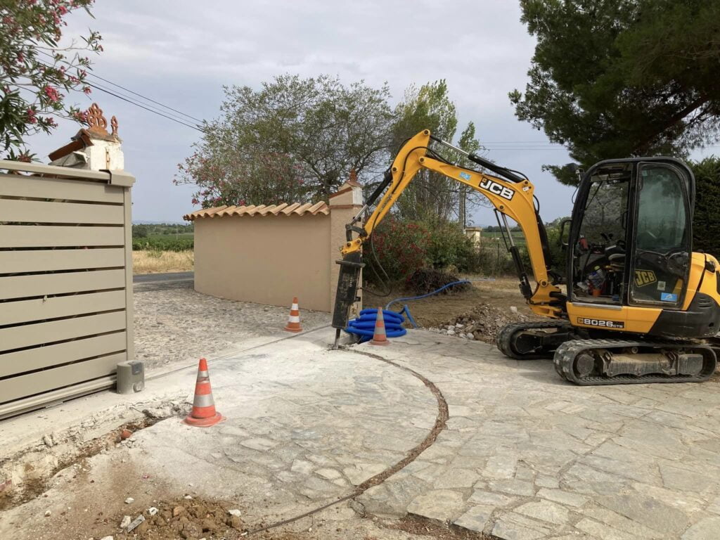 Branchement en eau potable de 70 ml dans le secteur du Mas Llaro