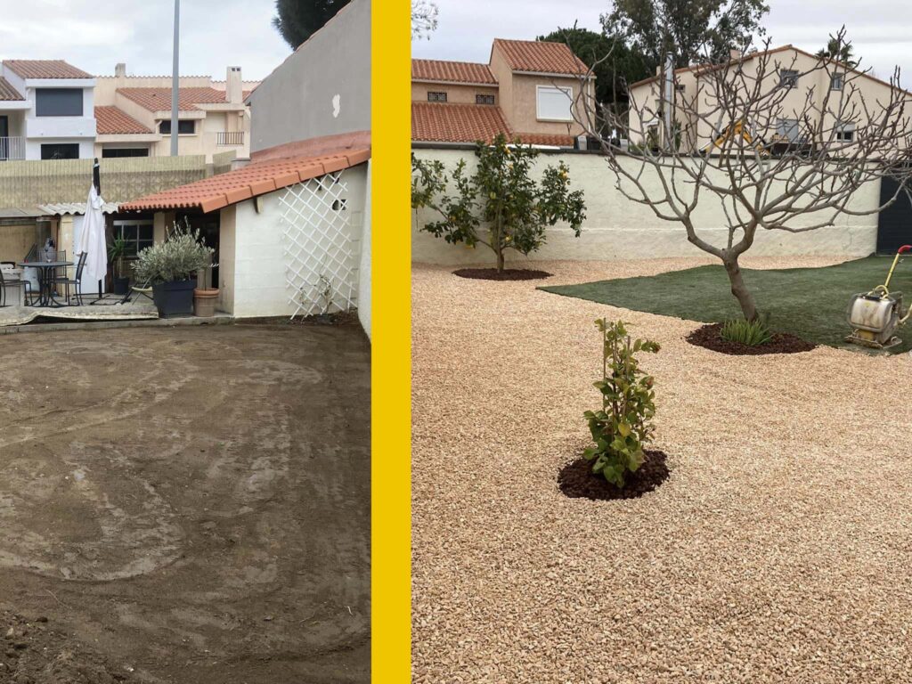 Aménagement extérieur à Canet Plage