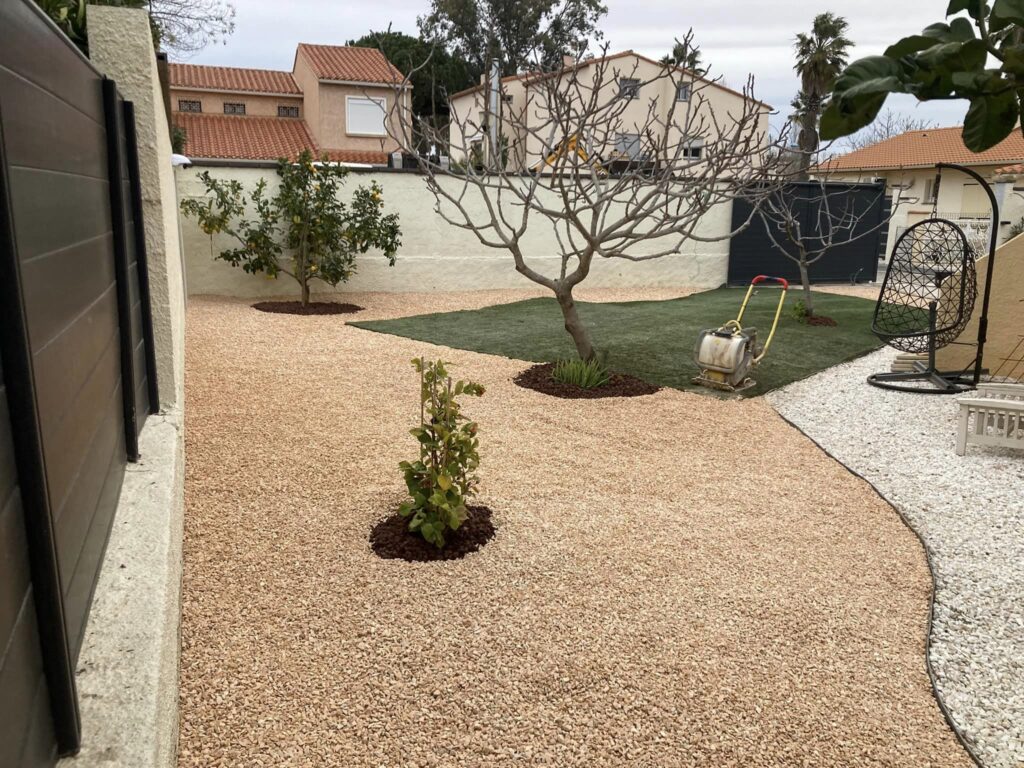 Aménagement extérieur à Canet Plage (66)